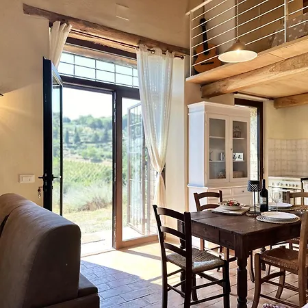 Appartamento Nuovissimo Loft Panoramico Con Giardino A Montalcino